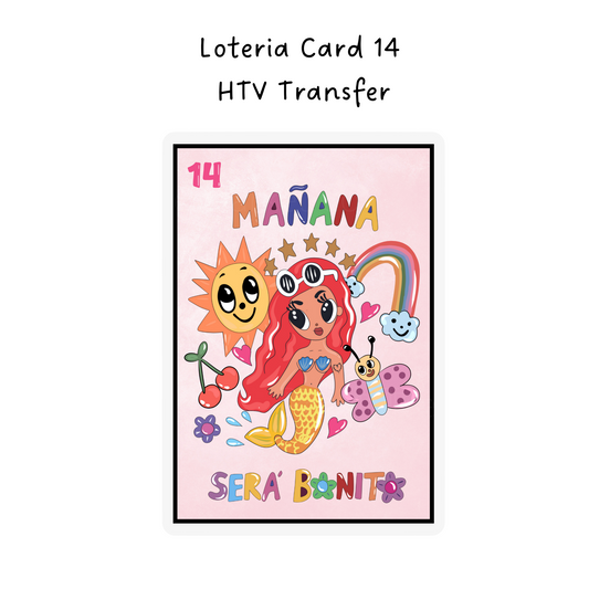Loteria Card 14 HTV Transfer