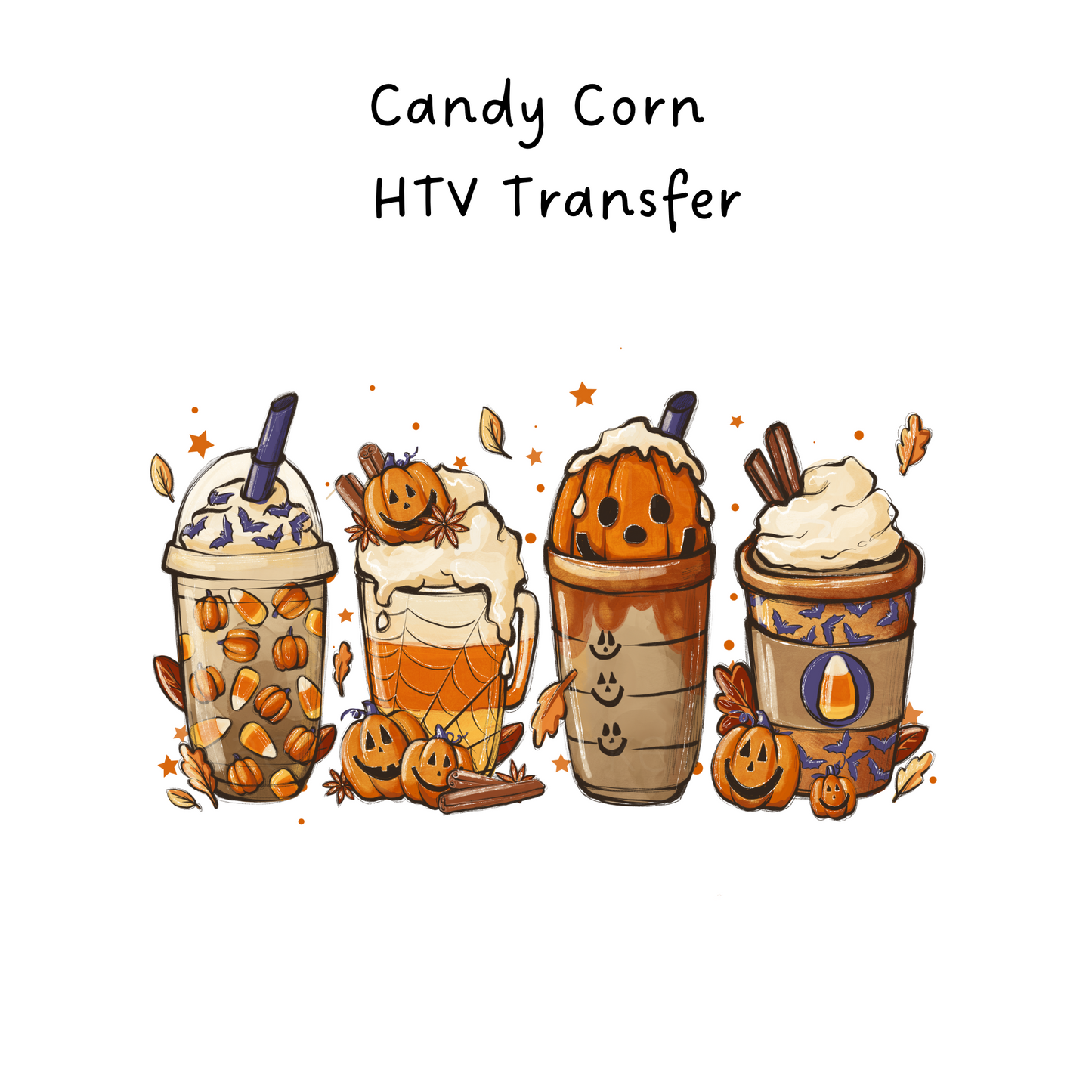 Candy Corn HTV Transfer