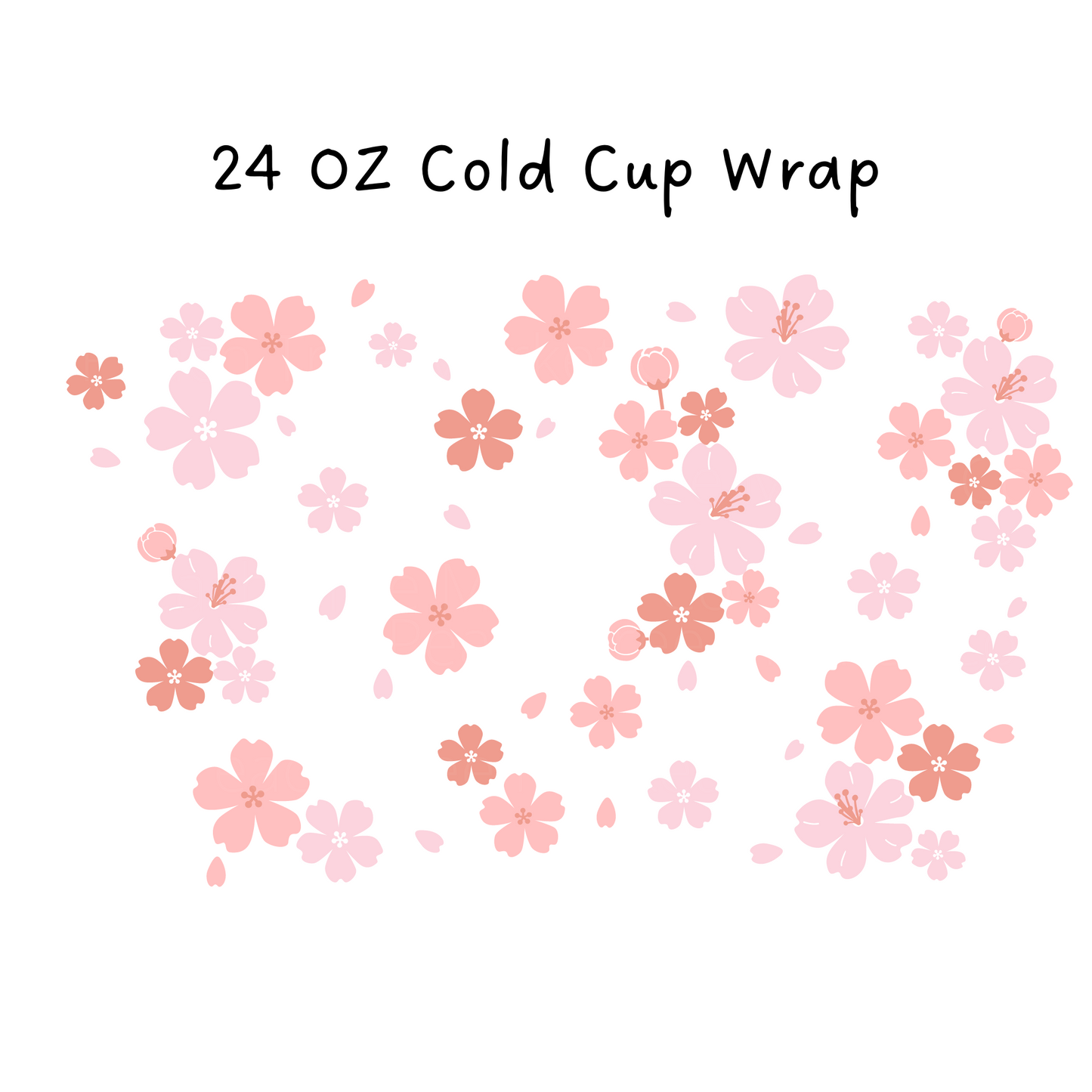 Sakura 24 OZ Cold Cup Wrap
