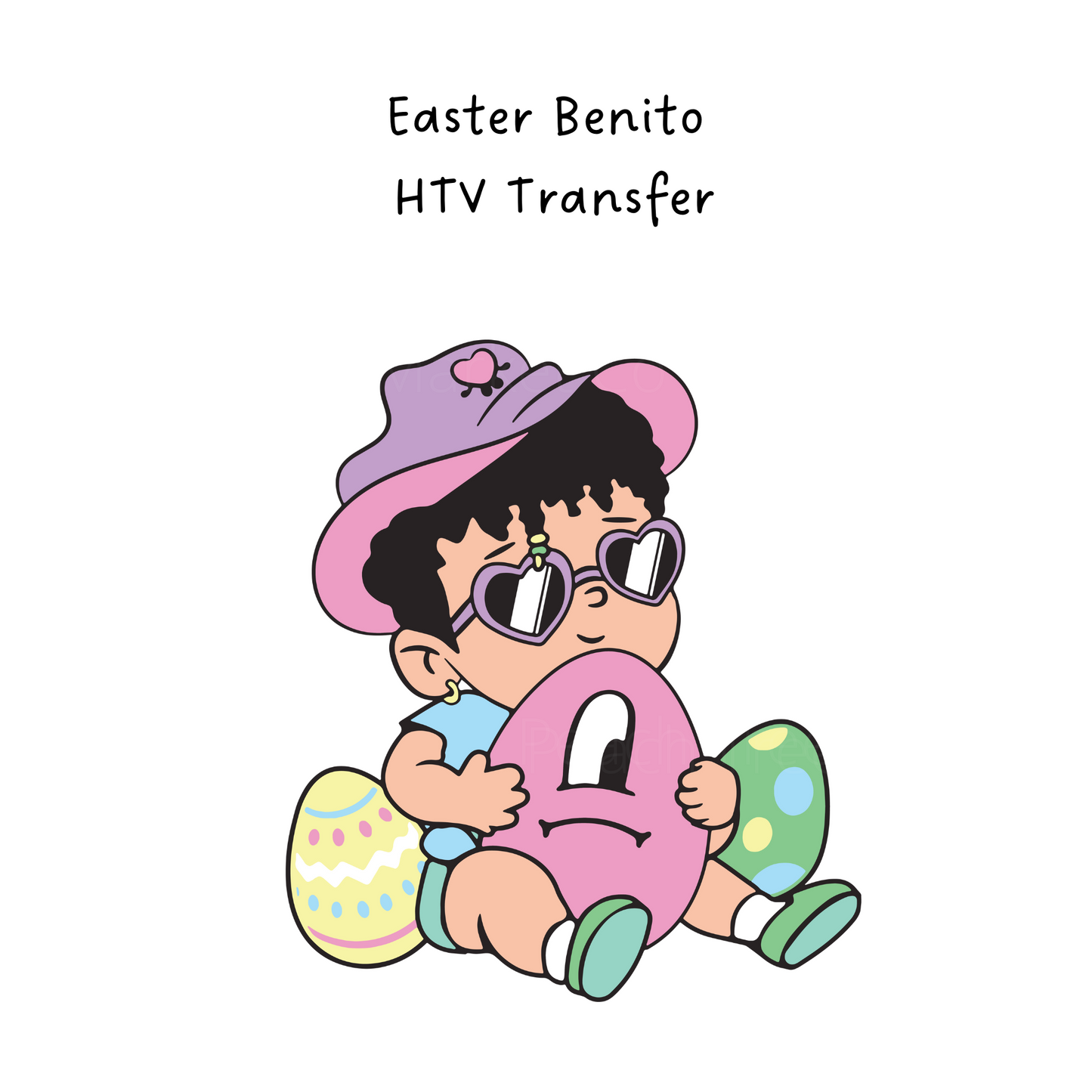 Easter Benito HTV Transfer