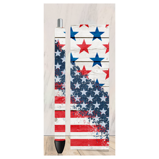 American Flag Pen Wrap