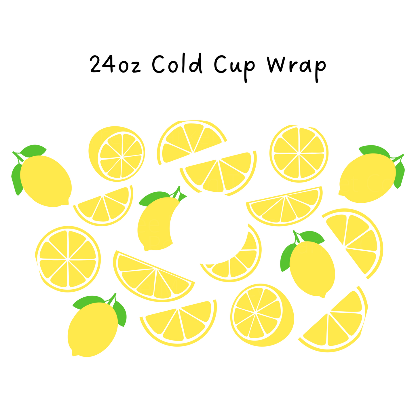 Lemonade Cold Cup Wrap