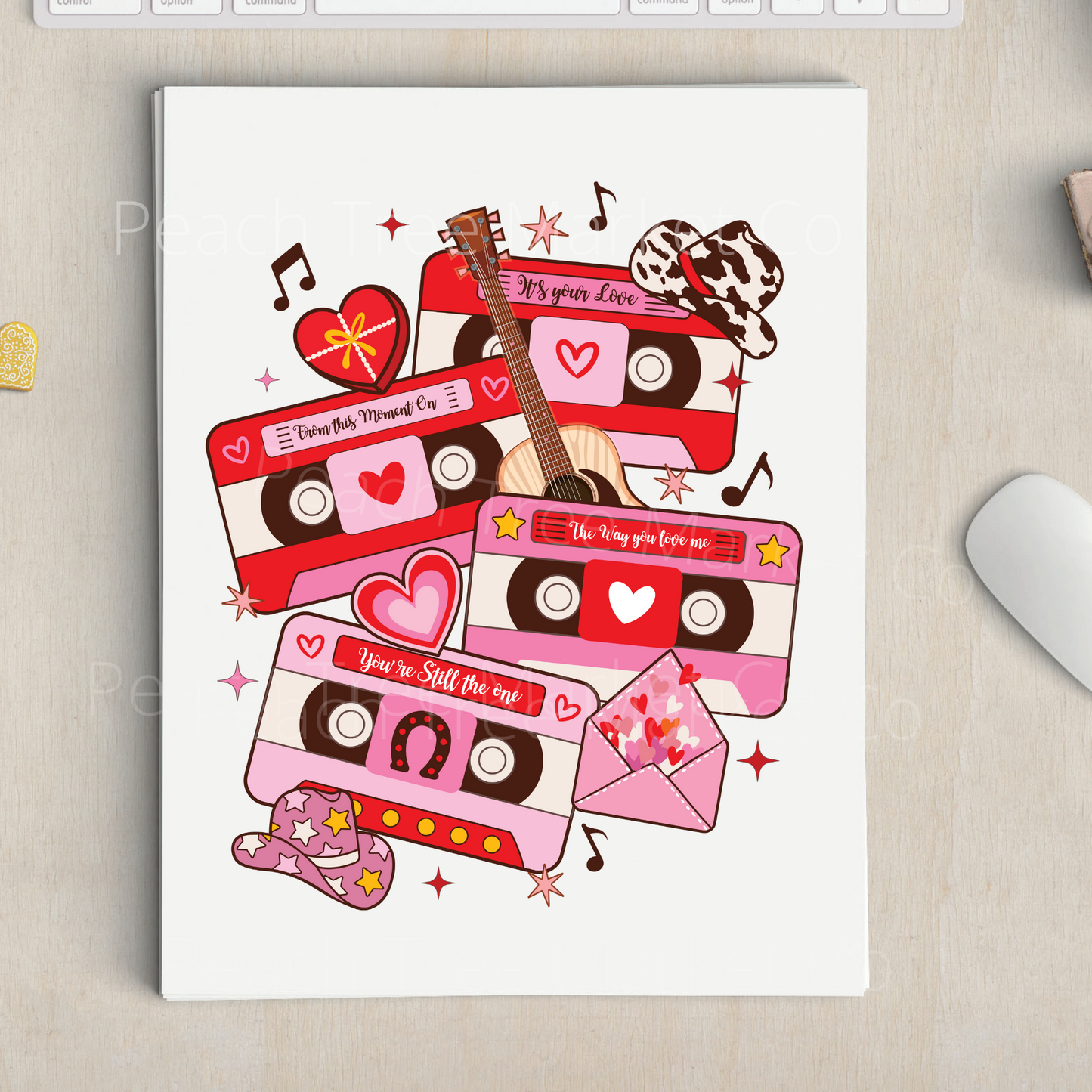 Valentines Cassette Sublimation Transfer