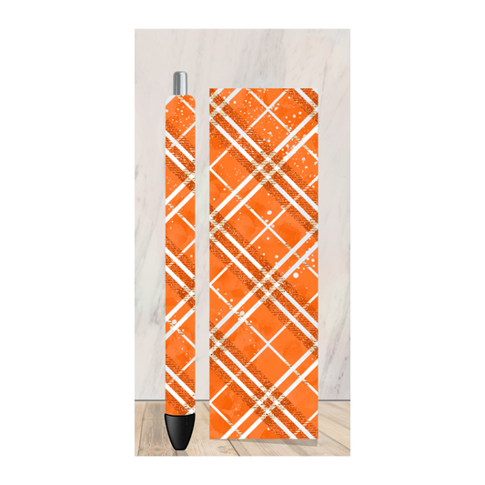 Orange Fall Pen Wrap