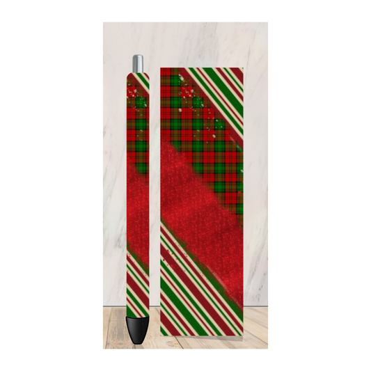 Christmas Pattern 2 Pen Wrap