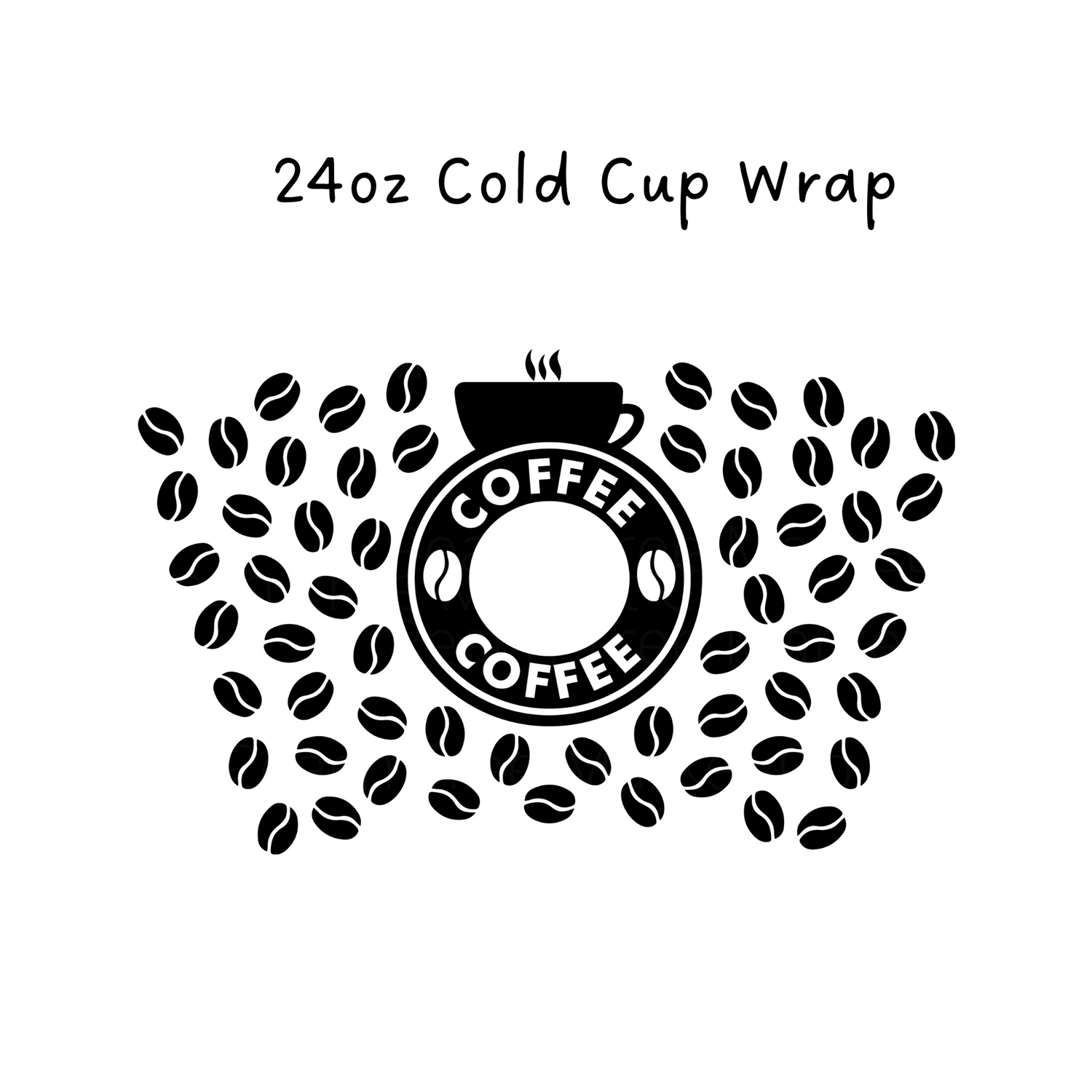 Cold Cup + Straw | Coffee Plant Logo