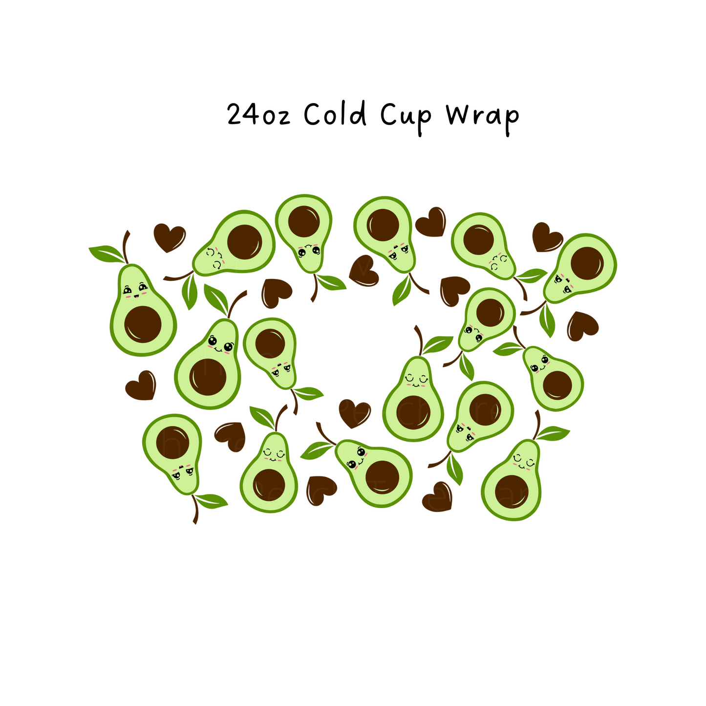 Avocado 24 oz Cold Cup Wrap