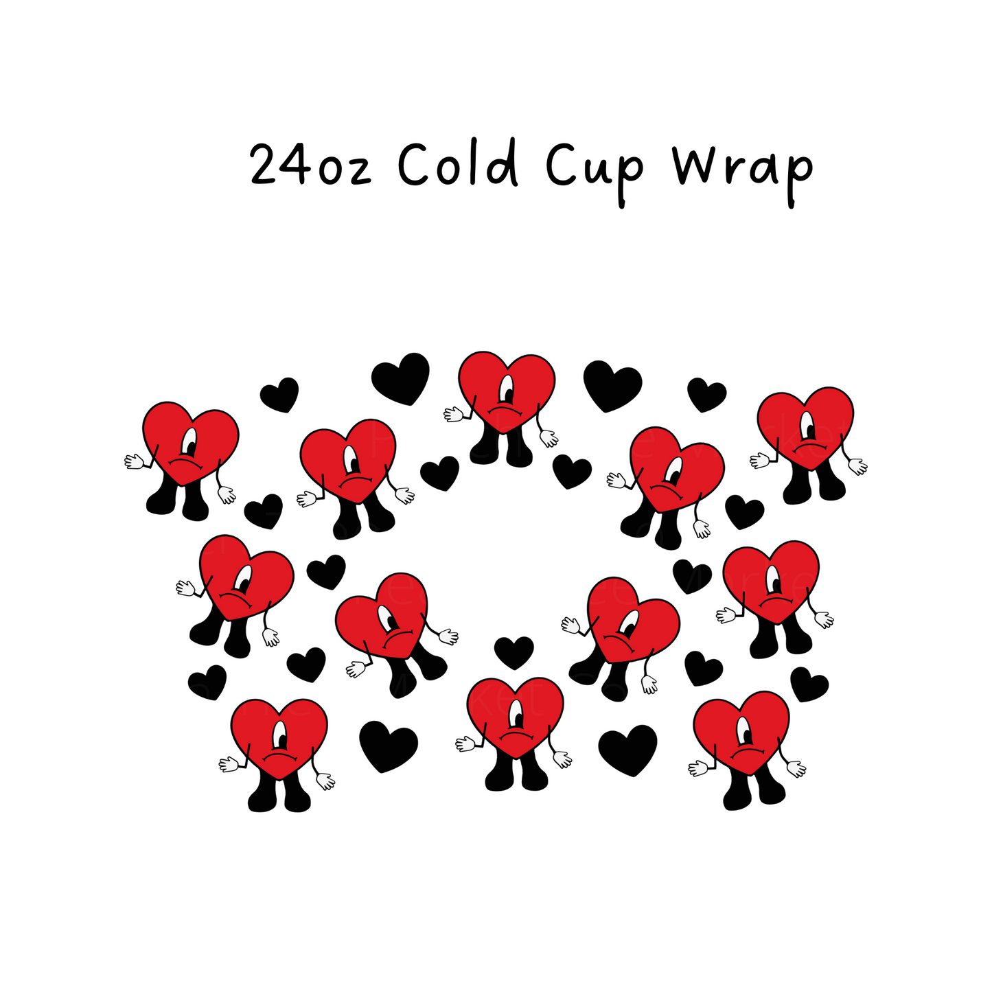 New Album 24 OZ Cold Cup Wrap