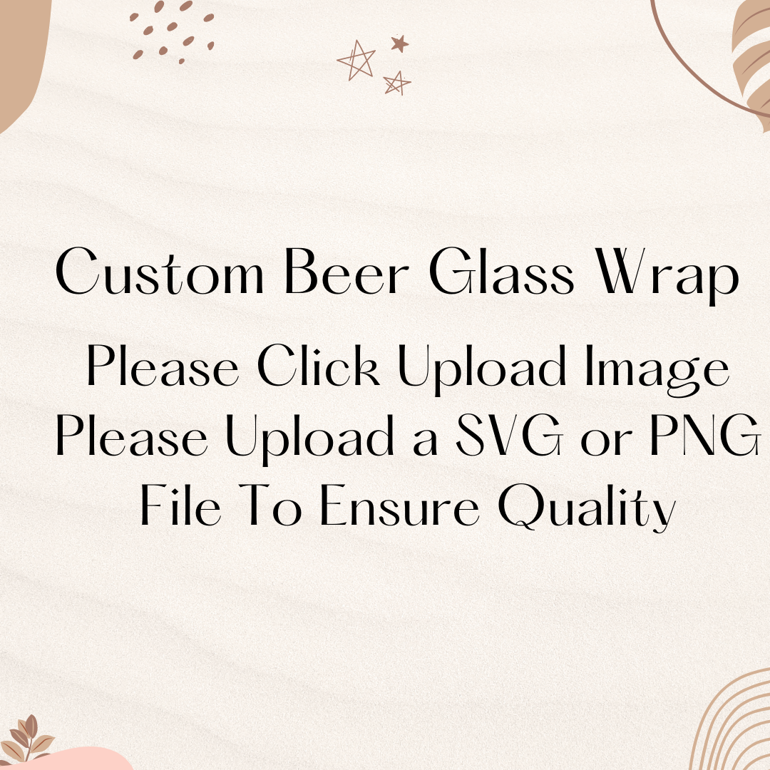 Custom 16 Oz Libbey Beer Glass Wrap