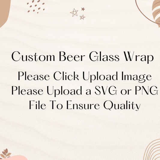 Custom 16 Oz Libbey Beer Glass Wrap