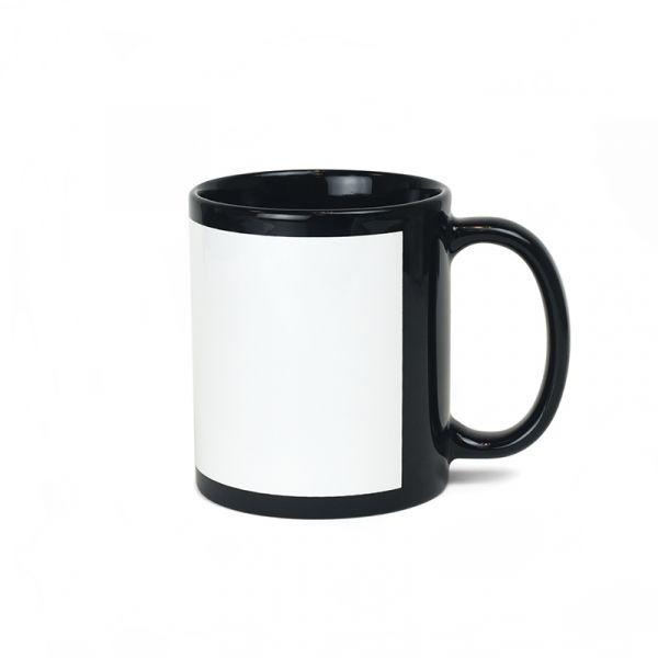 Black Handle 11oz Ceramic Mug