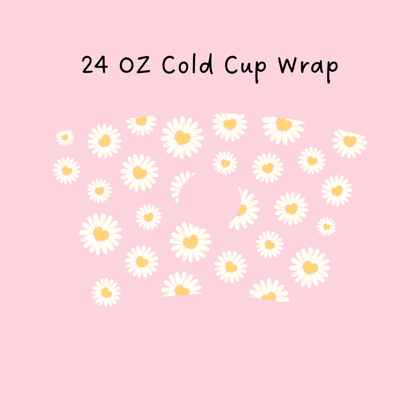 Daisy 24 OZ Cold Cup Wrap