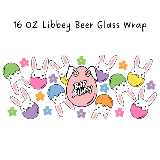 Singer 16 Oz Libbey Beer Glass Wrap