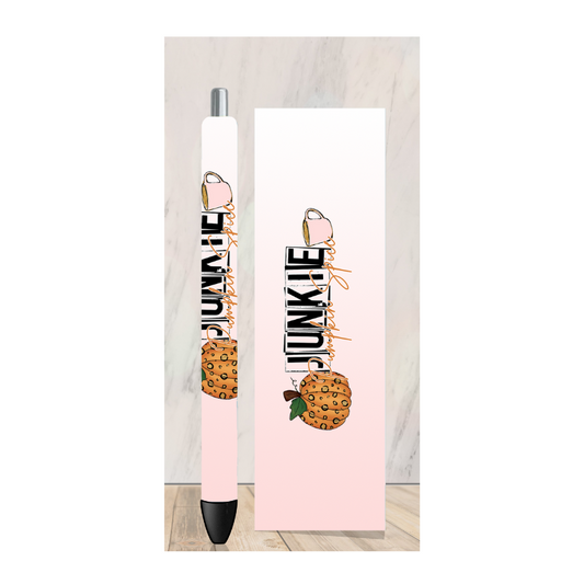 Pumpkin Spice Junkie Pen Wrap