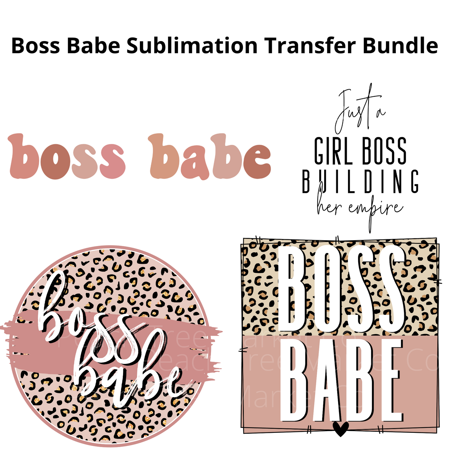 Boss Babe Sublimation Transfer Bundle Sublimation Transfer