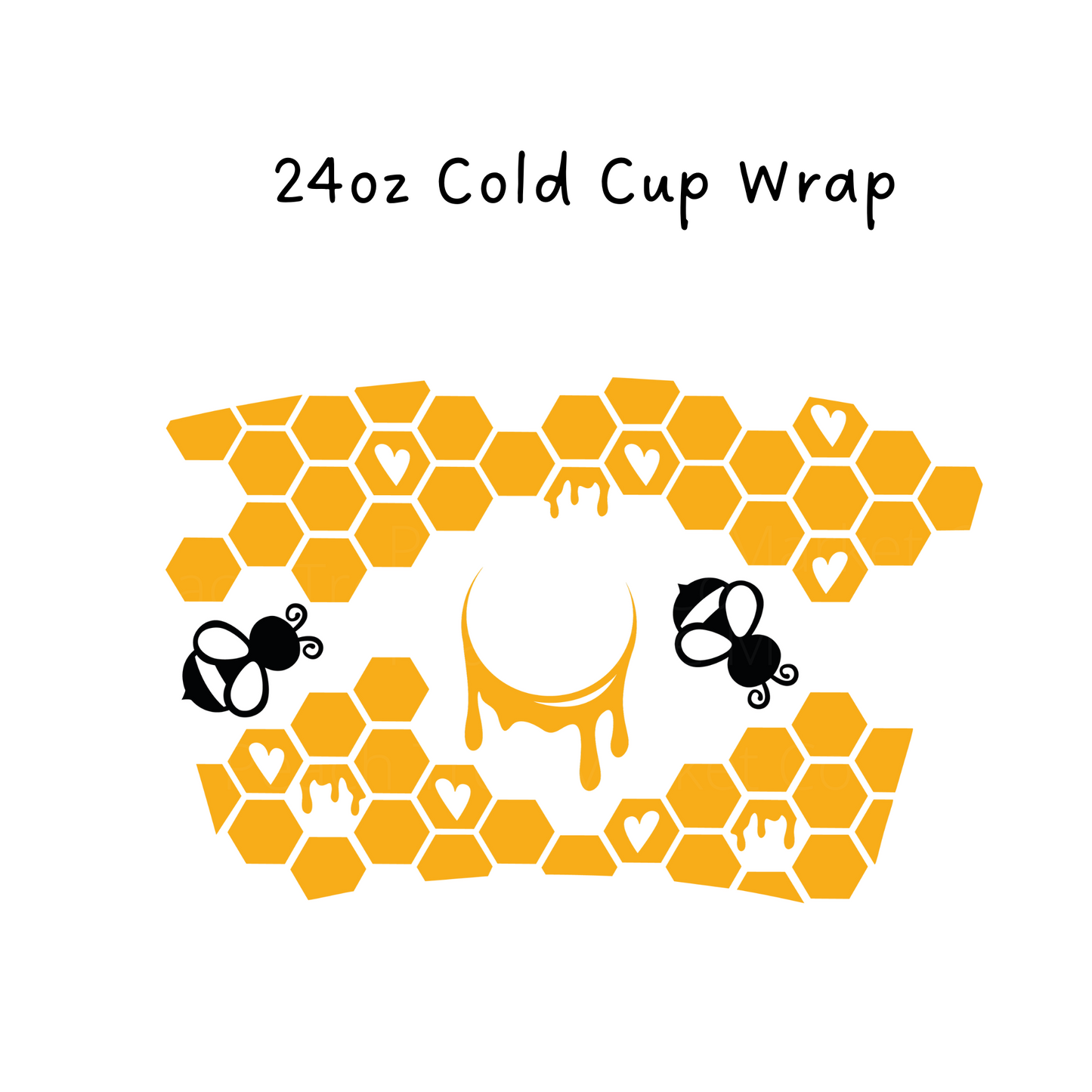 Honeycomb 24 OZ Cold Cup Wrap
