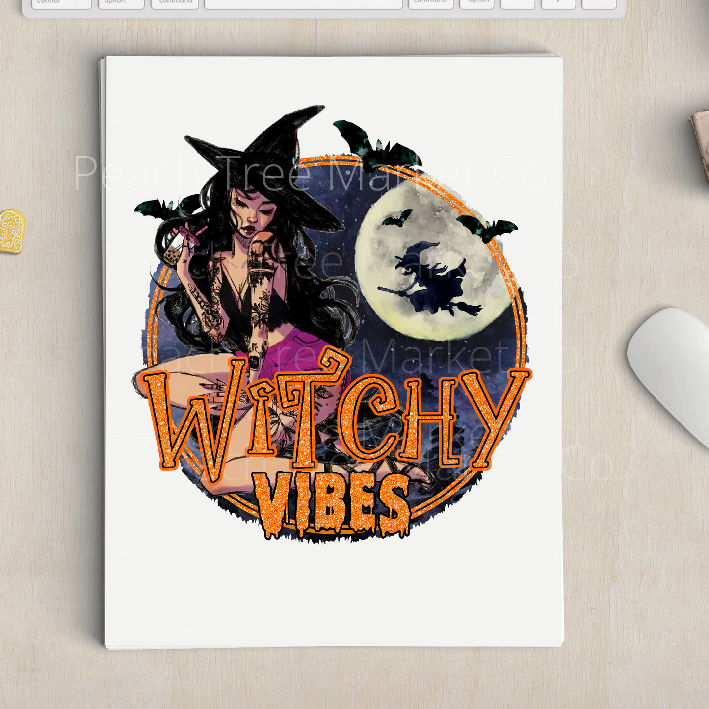 Witchy Vibes Sublimation Transfer