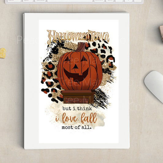 Love Fall Most Of All Pumpkin Sublimation Transfer