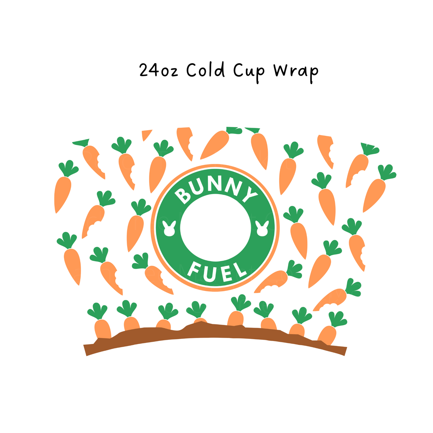 Bunny Fuel 24 oz Cold Cup Wrap