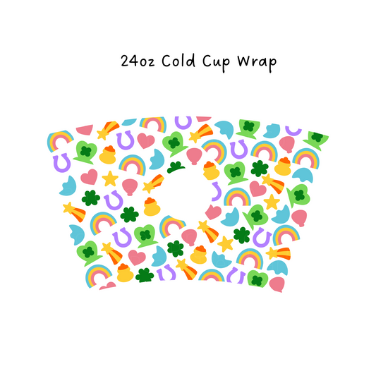 Charms 24 oz Cold Cup Wrap