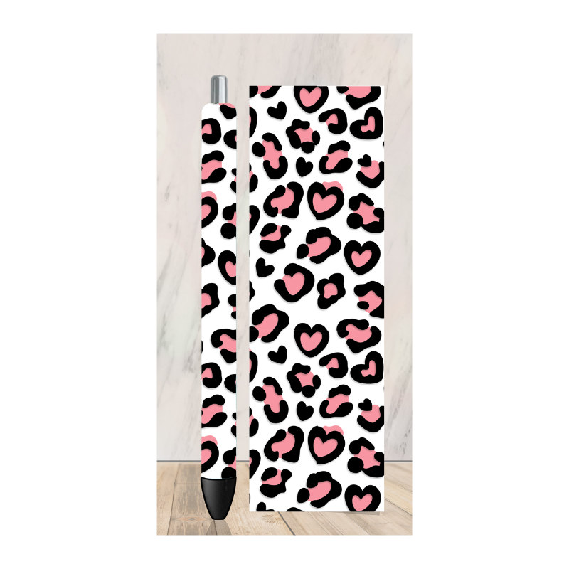 Valentine Leopard Pen Wrap