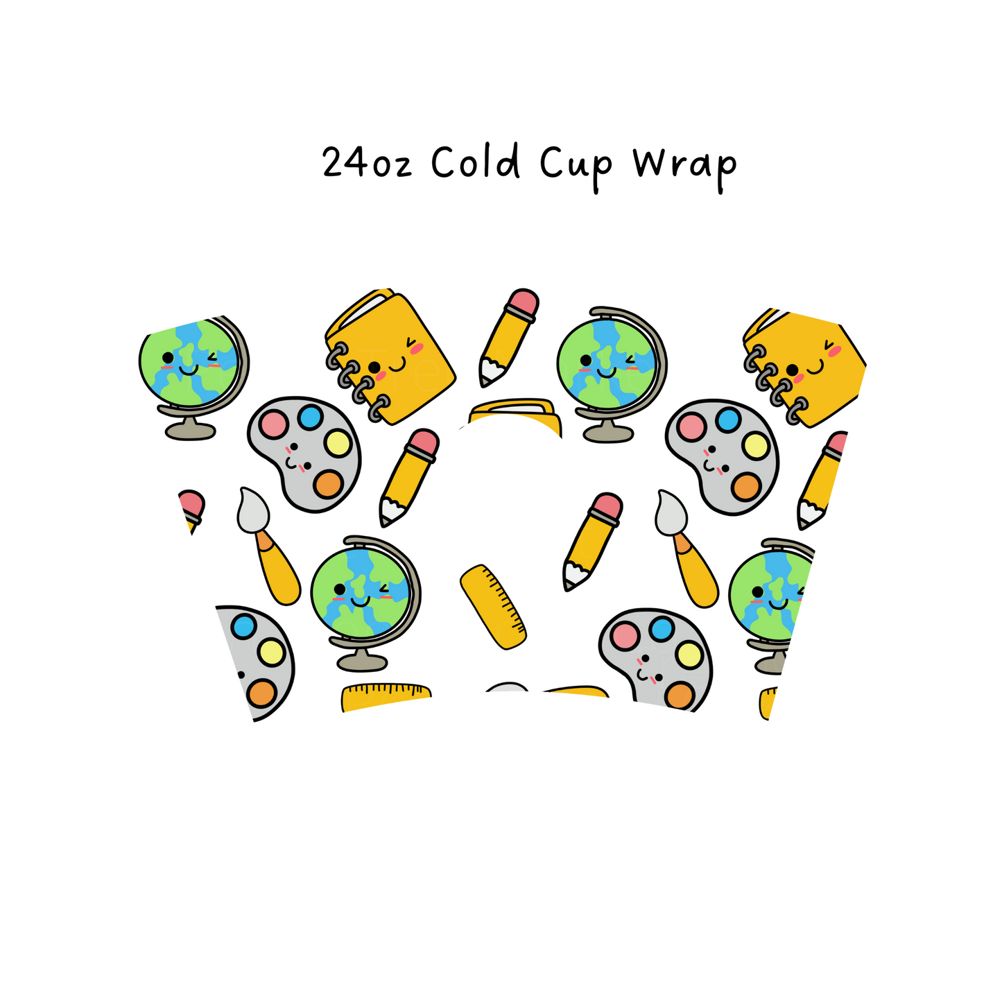Teachers Rule 24 OZ Cold Cup Wrap