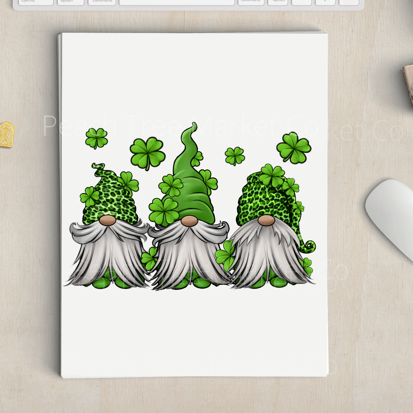 Lucky Gnomes Sublimation Transfer