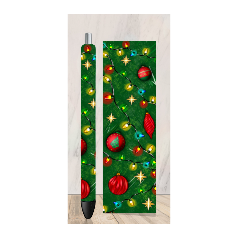 Christmas Lights Pen Wrap