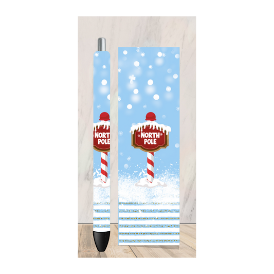 North Pole Pen Wrap