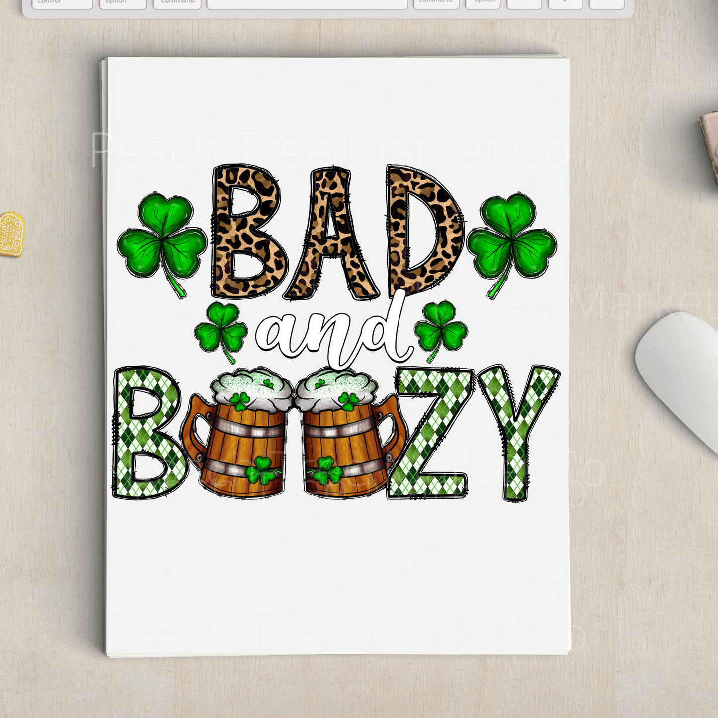 Bad and Boozy Sublimation Transfer
