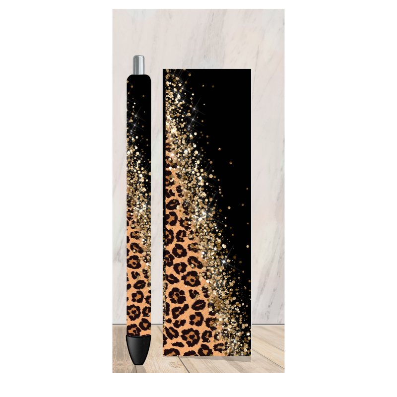 Glam Leopard Pen Wrap
