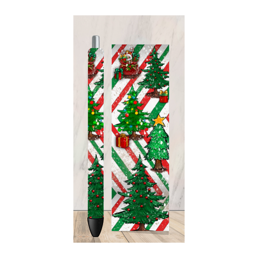 Christmas Tree Pen Wrap