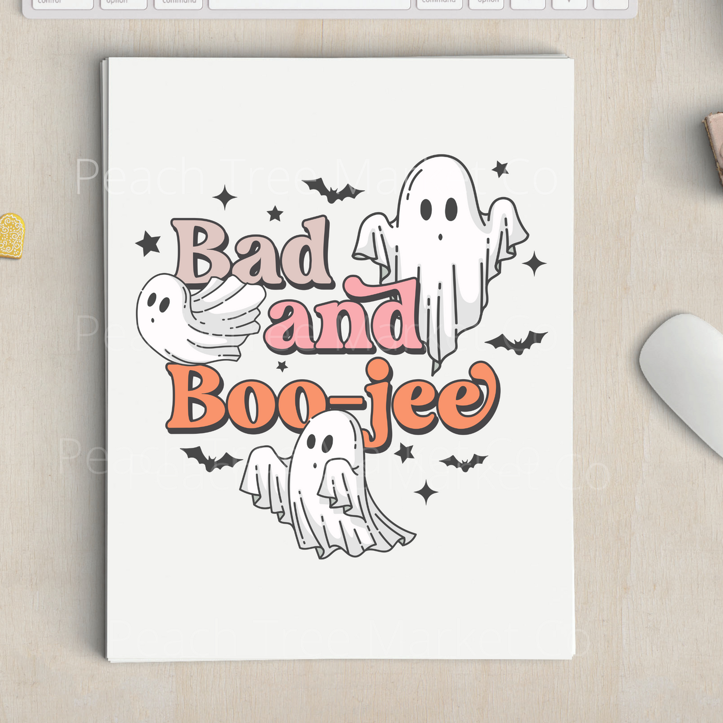 Bad And Boo-jee Ghost Sublimation Transfer