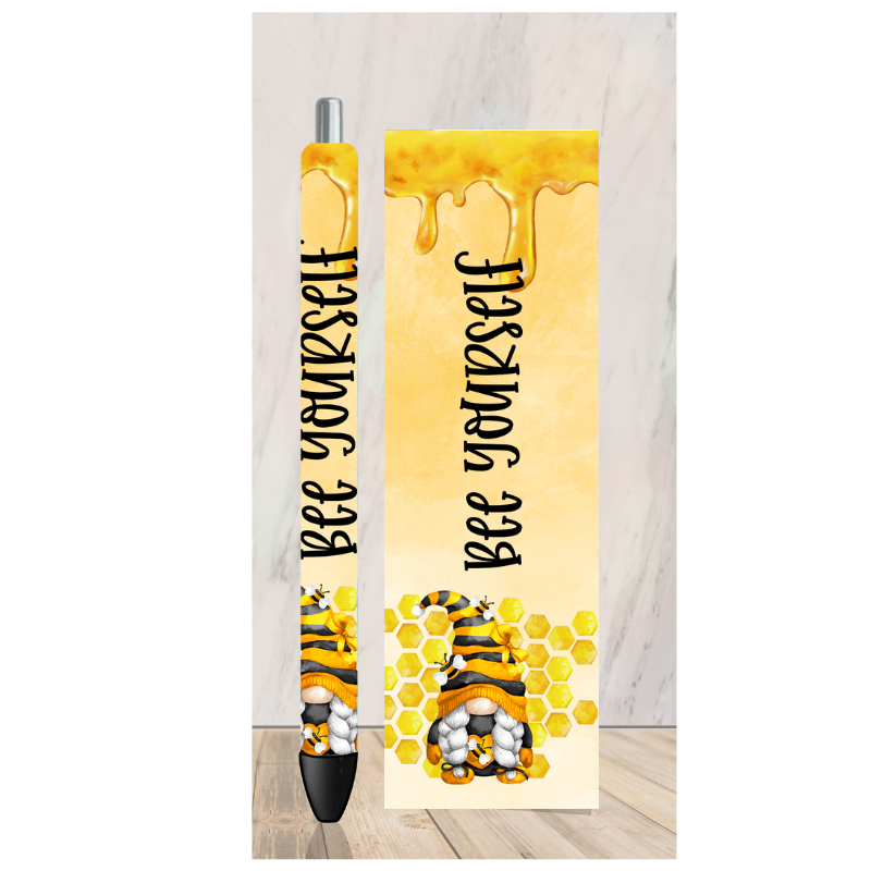 Honey Bee Gnome 2 Pen Wrap