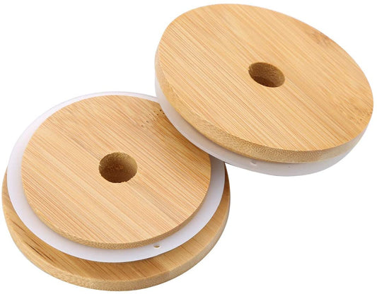 Bamboo Beer Glass Lid