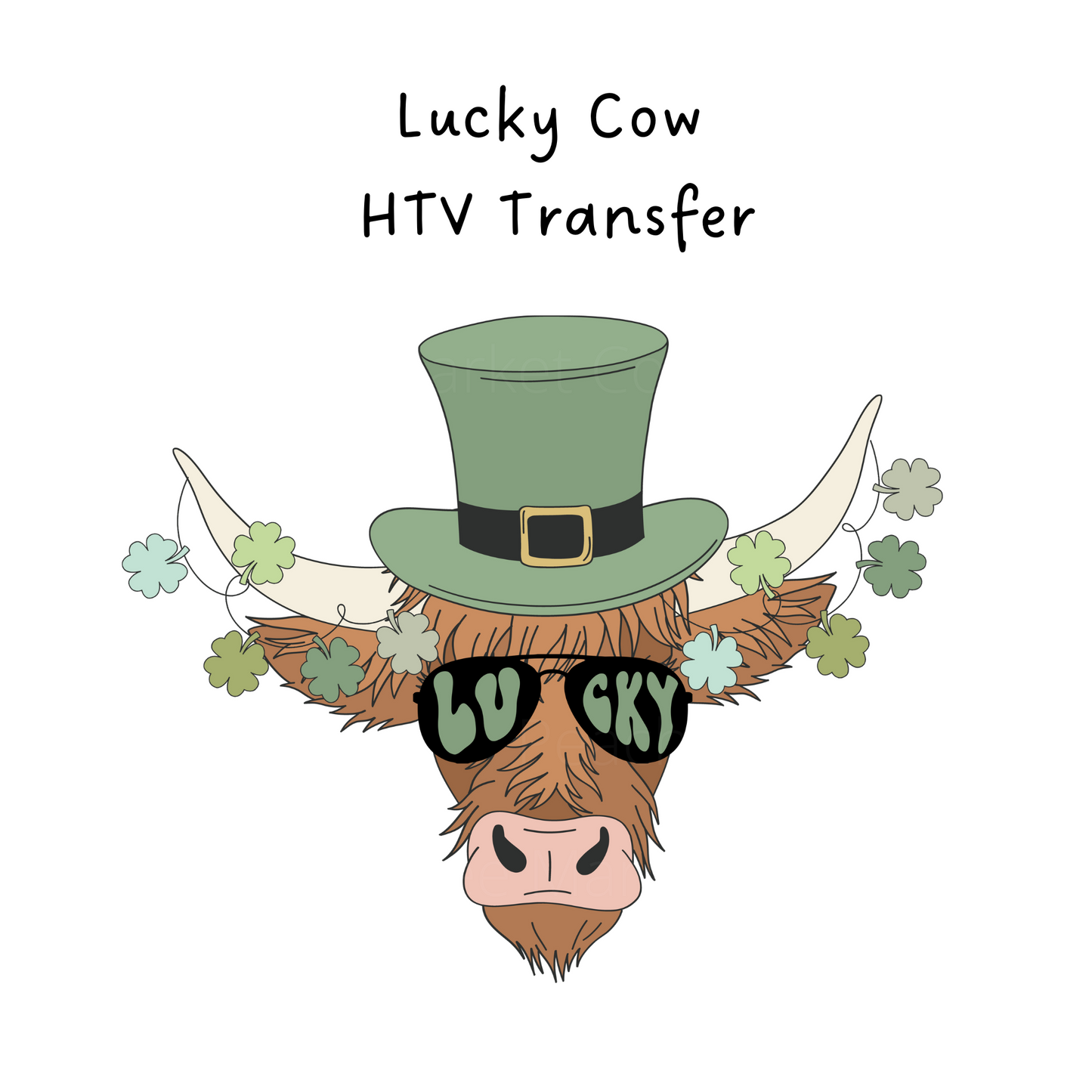 Lucky Cow HTV Transfer