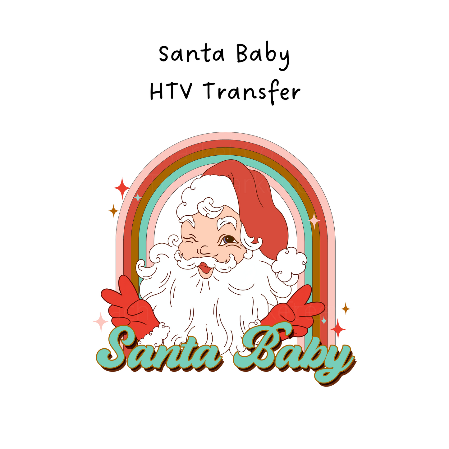 Santa Baby 1 HTV Transfer