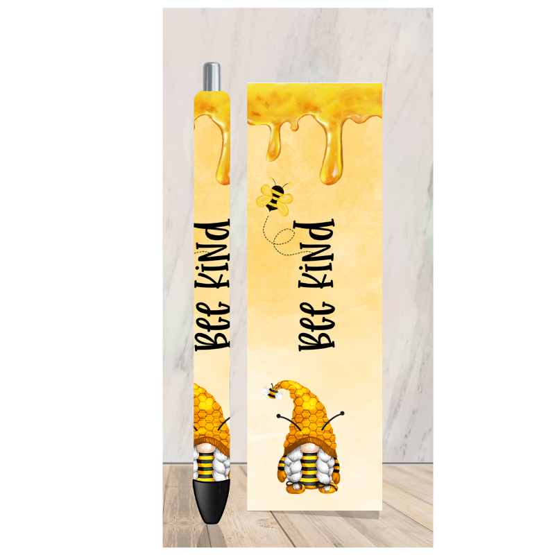 Honey Bee Gnome 4 Pen Wrap