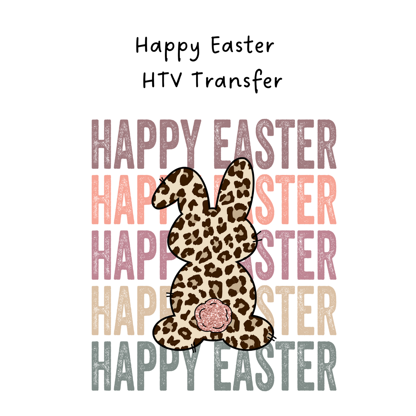Happy Easter HTV Transfer