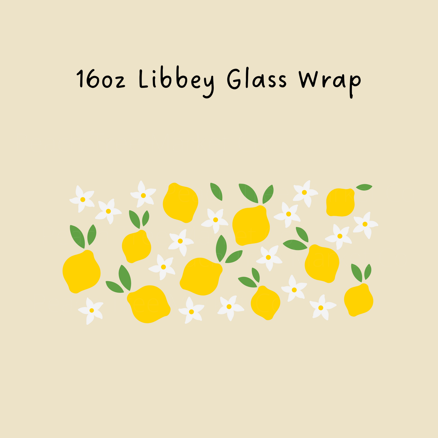 Lemonade 16 Oz Libbey Beer Glass Wrap