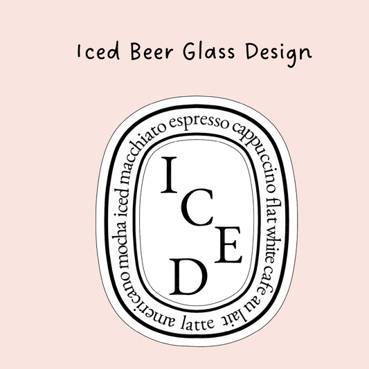 Iced 16 Oz Libbey Beer Glass Wrap