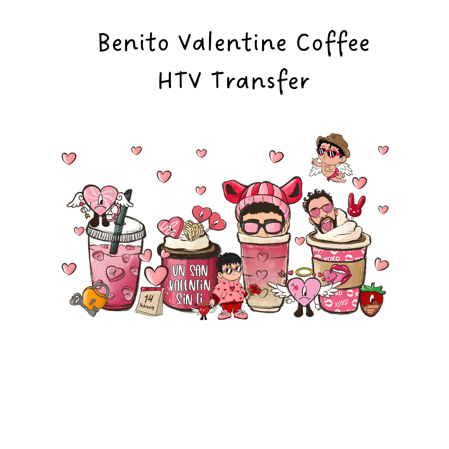 Benito Coffee HTV Transfer