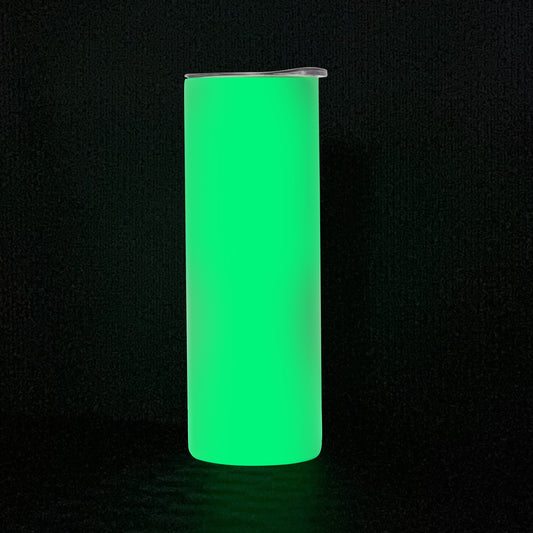 Glow In The Dark Sublimation 20 Oz Straight Tumbler