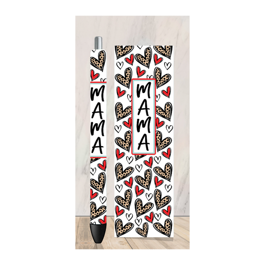 Leopard Hearts Mama Pen Wraps