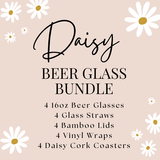Daisy 16oz Beer Glass Bundle