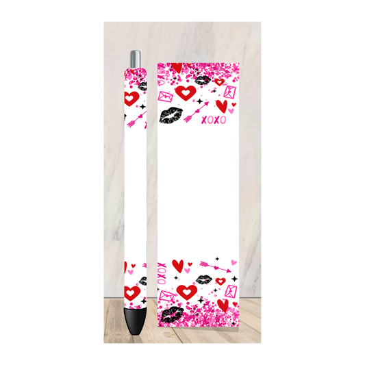 Valentine's day XOXO Pen Wrap