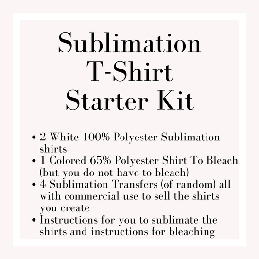 Sublimation T-Shirt Starter Kit