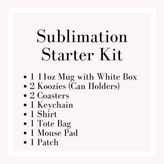 Sublimation Blank Starter Kit
