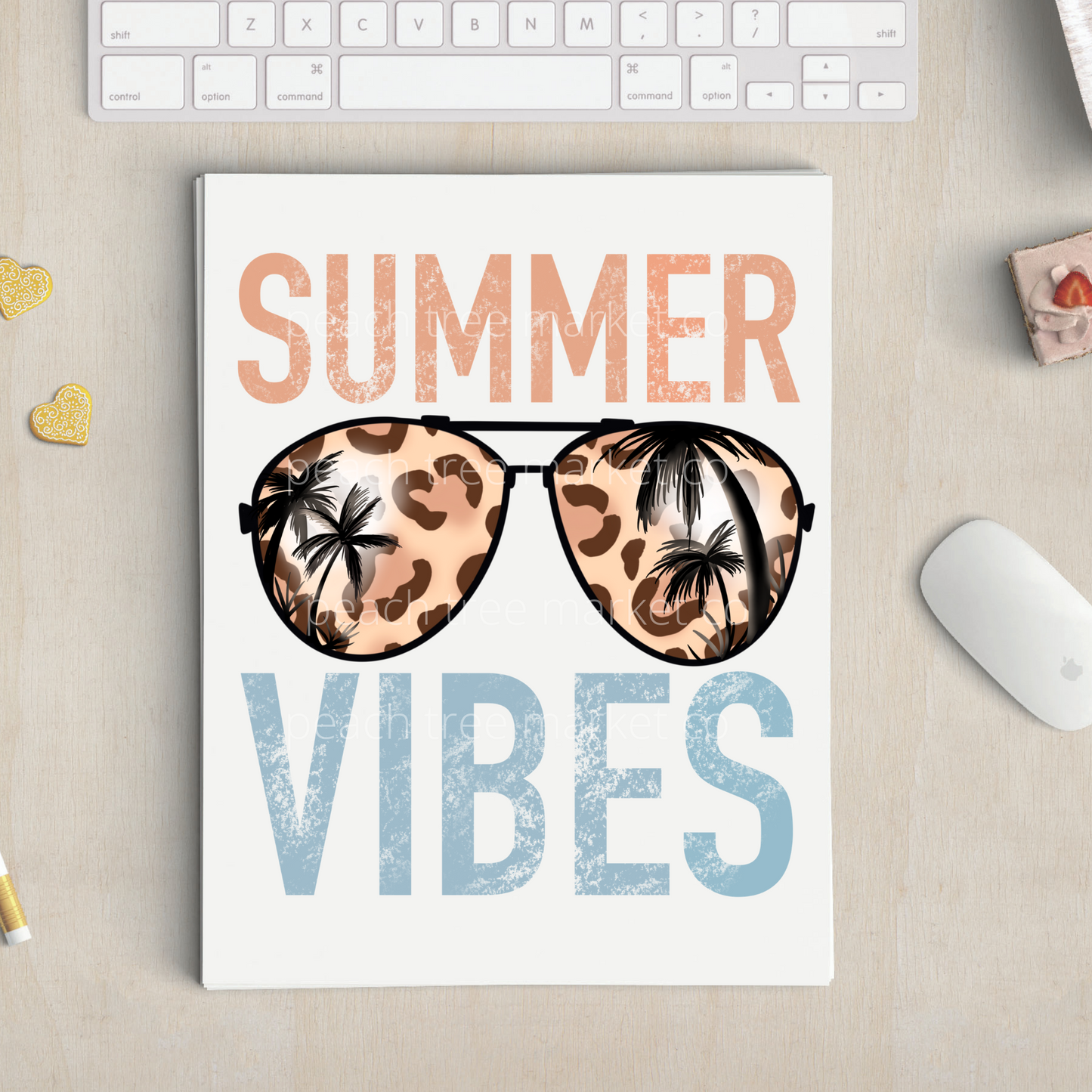 Summer Vibes Sublimation Transfer